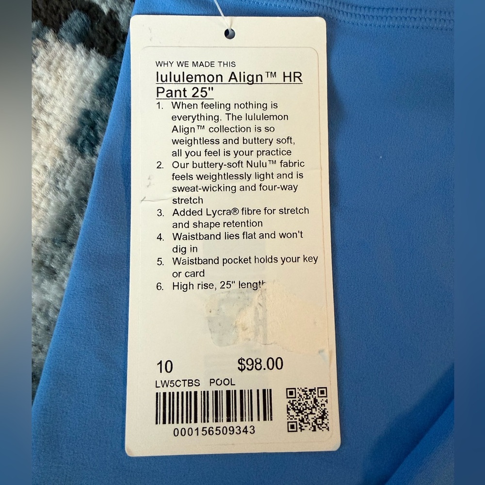 NWT lululemon align 25” - Picture 2 of 2